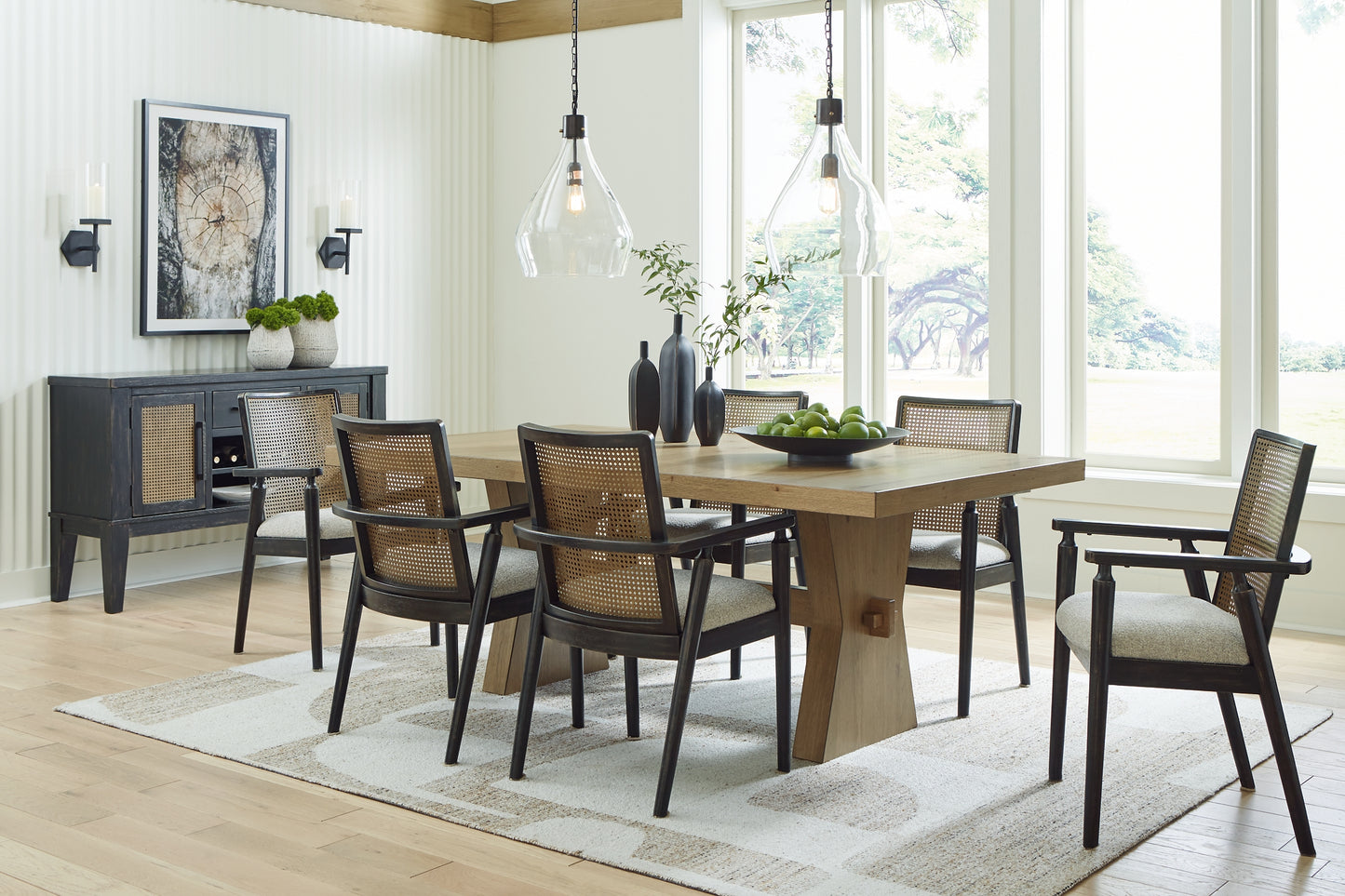 Ashley Express - Galliden Dining UPH Arm Chair (2/CN)