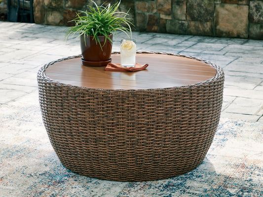 Ashley Express - Double Point Round Cocktail Table