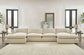 Elyza dual chaise 4 piece set