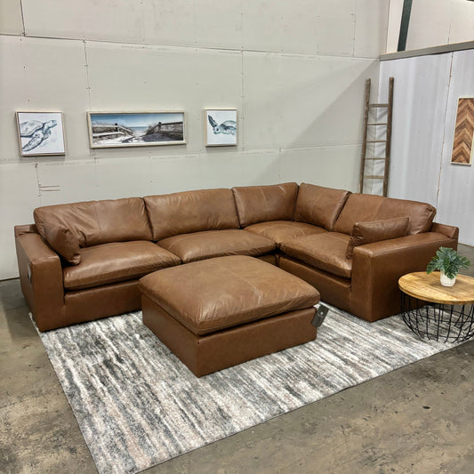 Emilia 4-Piece Sectional with Ottoman