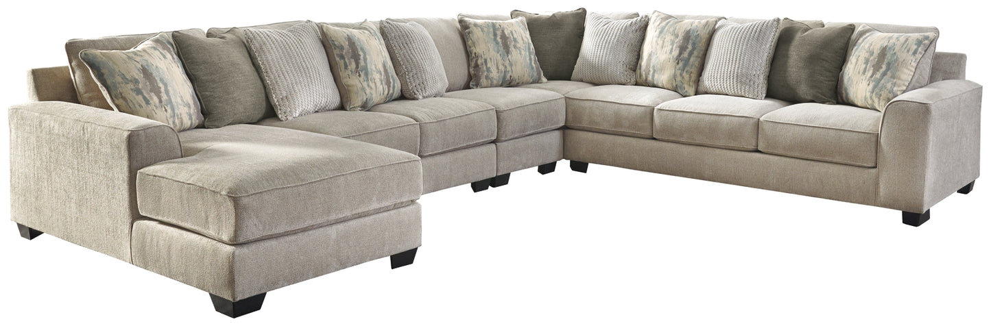 Ardsley 5-Piece Sectional with Chaise