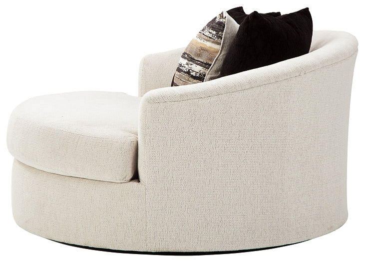 Cambri Oversized Round Swivel Chair