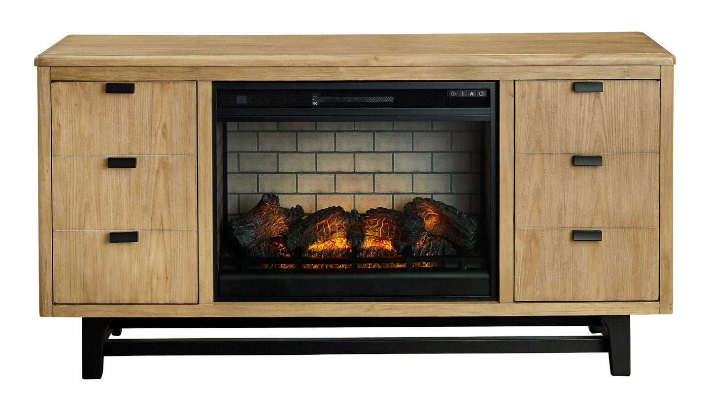 Ashley Express - Freslowe TV Stand with Electric Fireplace