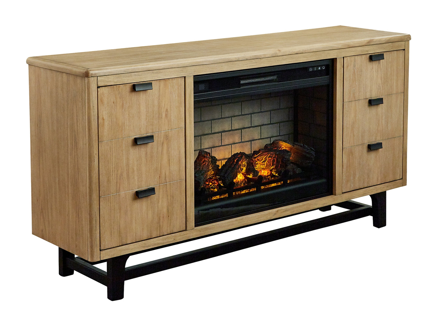 Ashley Express - Freslowe TV Stand with Electric Fireplace