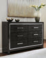 Kaydell King/California King Upholstered Panel Headboard with Dresser