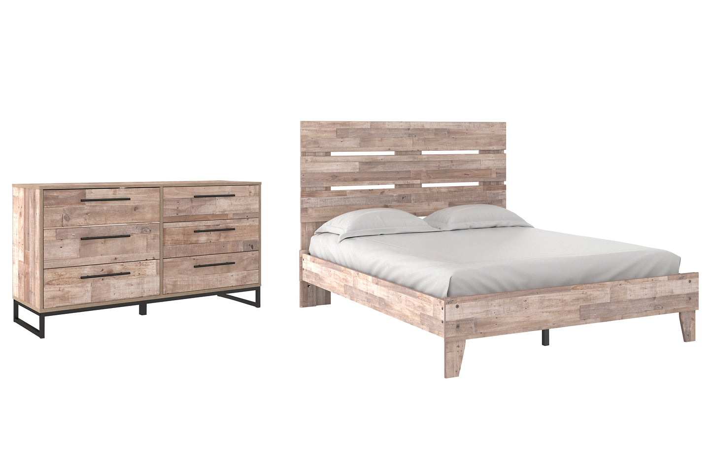 Ashley Express - Neilsville Queen Platform Bed with Dresser