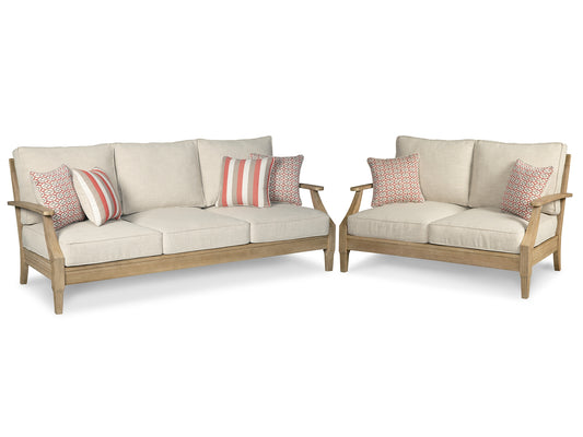 Clare View Outdoor Sofa and Loveseat