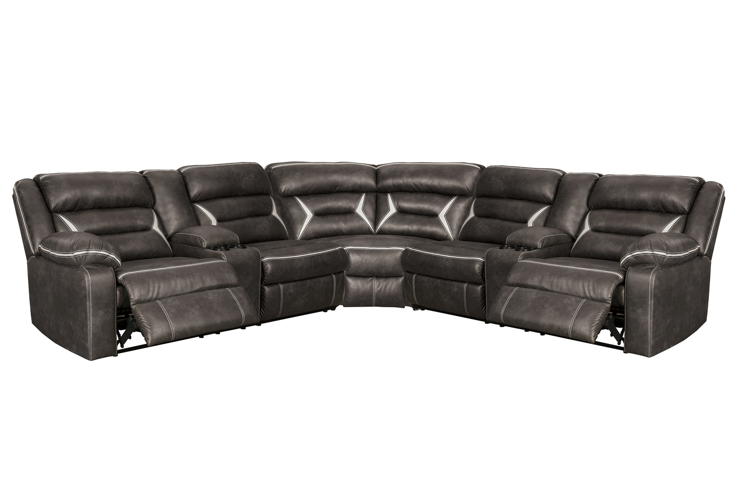 Kincord 3-Piece Sectional with Recliner