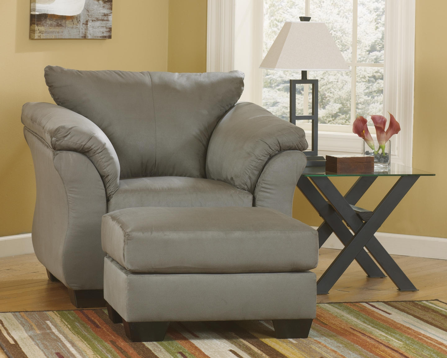 Darcy Chair and Ottoman