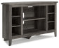 Ashley Express - Arlenbry Corner TV Stand/Fireplace OPT