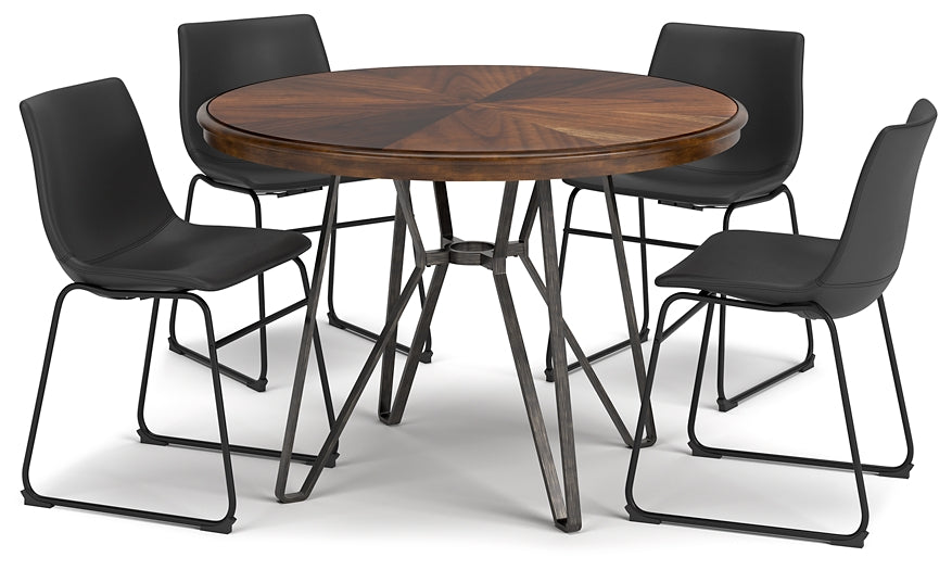 Ashley Express - Centiar Dining Table and 4 Chairs