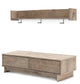 Ashley Express - Oliah Bench with Coat Rack