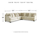 Rawcliffe 3-Piece Sectional