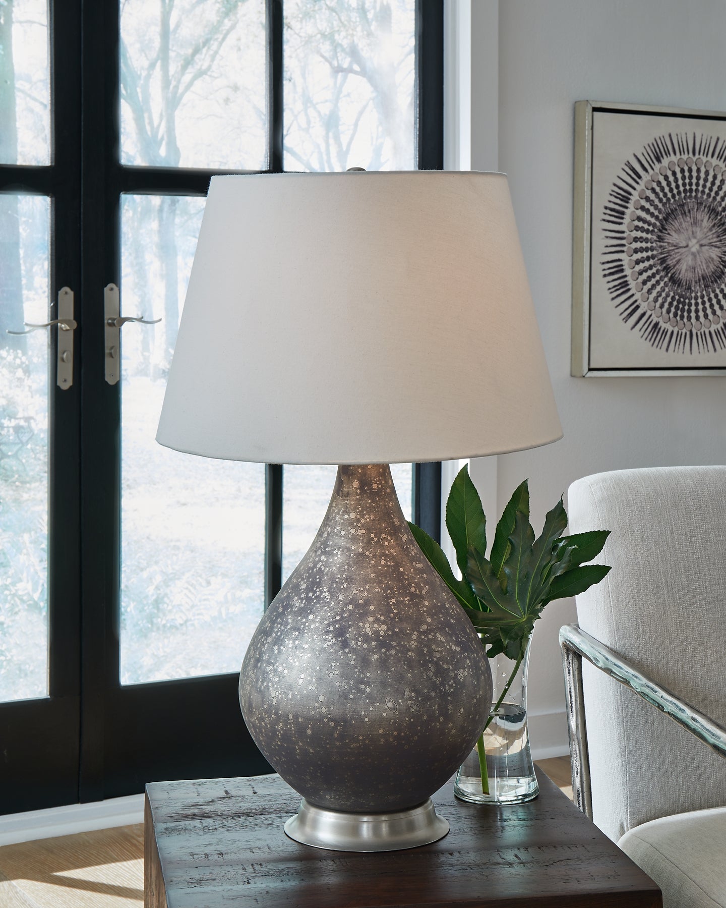 Ashley Express - Bluacy Glass Table Lamp (1/CN)