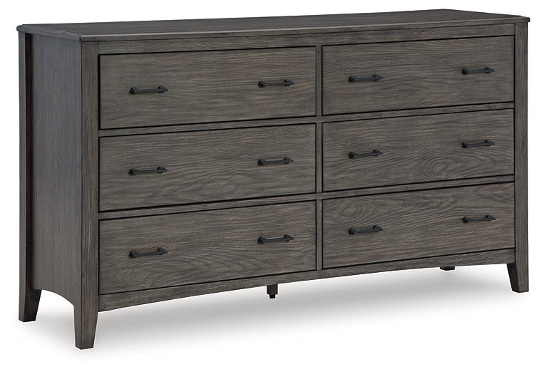 Montillan Queen Panel Bed with Dresser