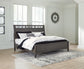 Montillan King Panel Bed with Dresser