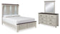 Darborn Queen Panel Bed with Mirrored Dresser