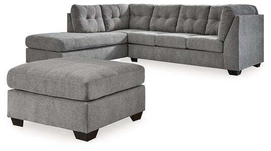 Marleton 2-Piece Sleeper Sectional with Ottoman