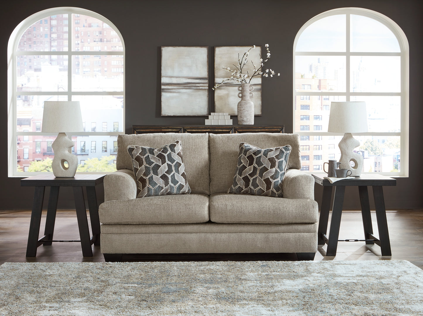 Stonemeade Sofa, Loveseat, Chair and Ottoman