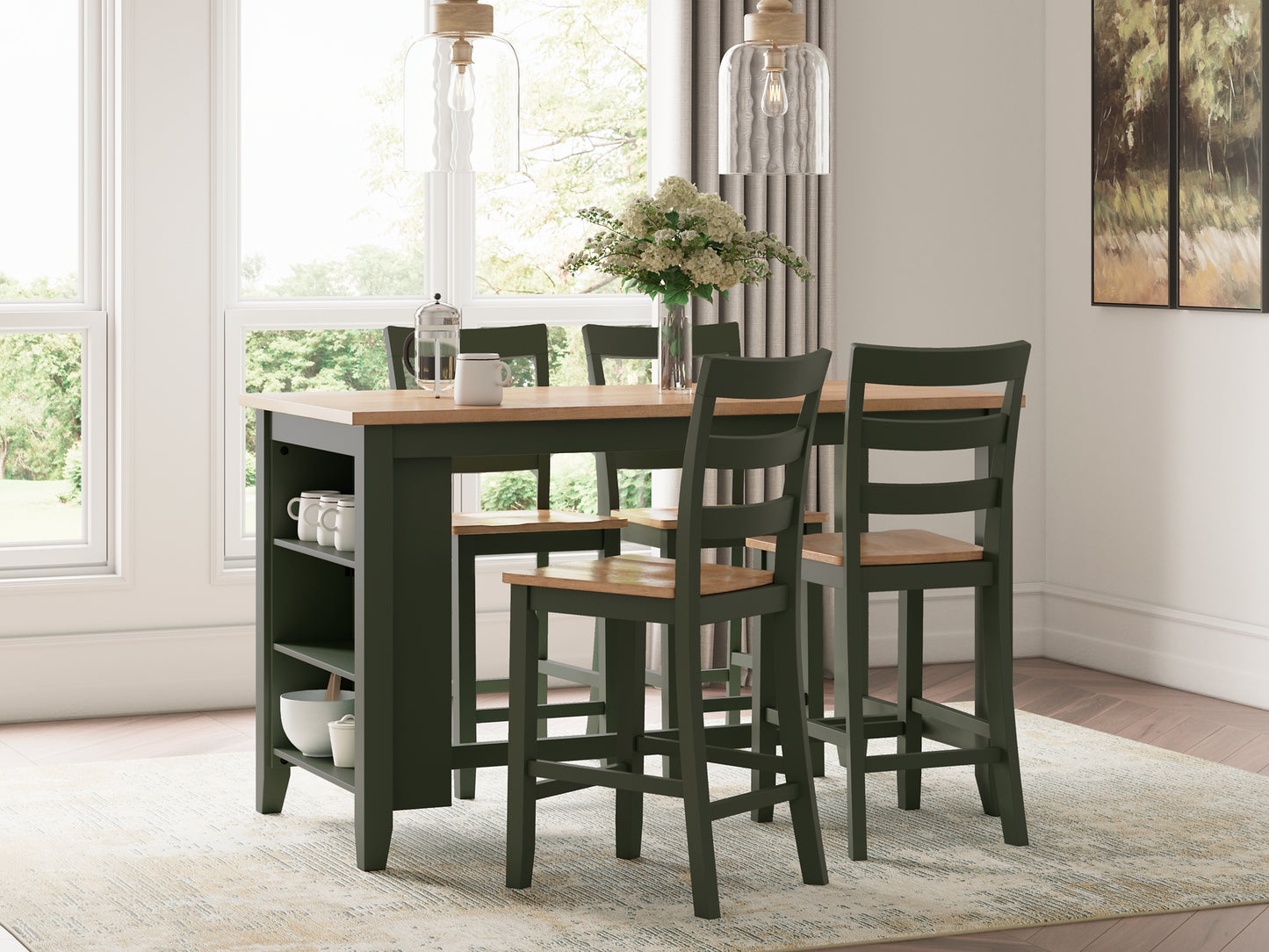 Ashley Express - Gesthaven Barstool (2/CN)