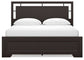 Covetown California King Panel Bed with Dresser