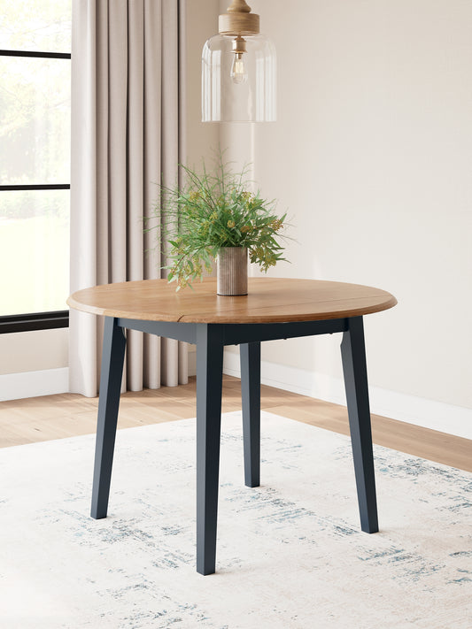 Ashley Express - Gesthaven Round DRM Drop Leaf Table