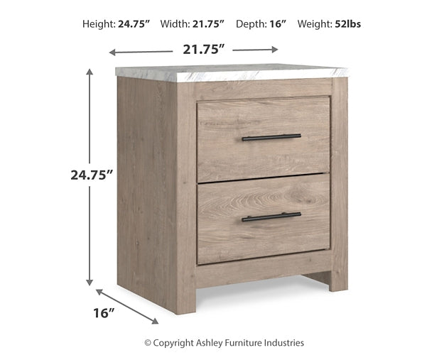 Senniberg Queen Panel Bed with Dresser and 2 Nightstands