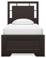 Covetown Twin Panel Bed with Dresser and Nightstand