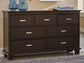 Covetown Twin Panel Bed with Dresser and Nightstand