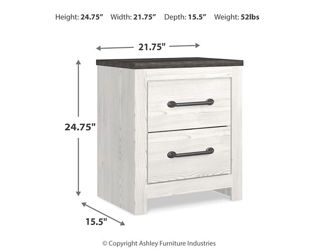 Gerridan King Panel Bed with Dresser and 2 Nightstands