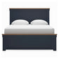 Landocken Queen Panel Bed with Mirrored Dresser and 2 Nightstands