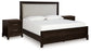 Ashley Express - Neymorton Queen Upholstered Panel Bed with 2 Nightstands