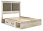 Cambeck Queen Upholstered Panel Storage Bed