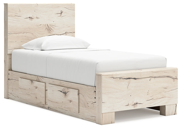 Lawroy  Panel Bed With Storage