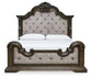 Maylee King Upholstered Bed with Dresser