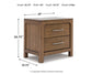 Cabalynn California King Panel Bed with Dresser and Nightstand