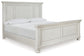 Robbinsdale King Panel Bed with Mirrored Dresser and Chest