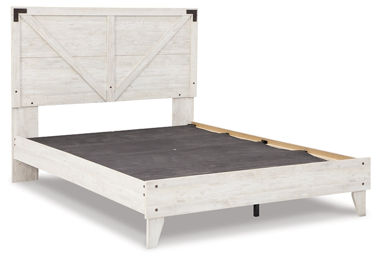 Ashley Express - Shawburn Queen Panel Platform Bed with 2 Nightstands