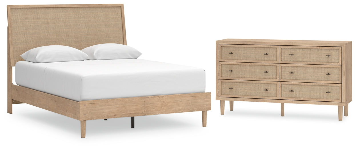 Cielden Queen Panel Bed with Dresser