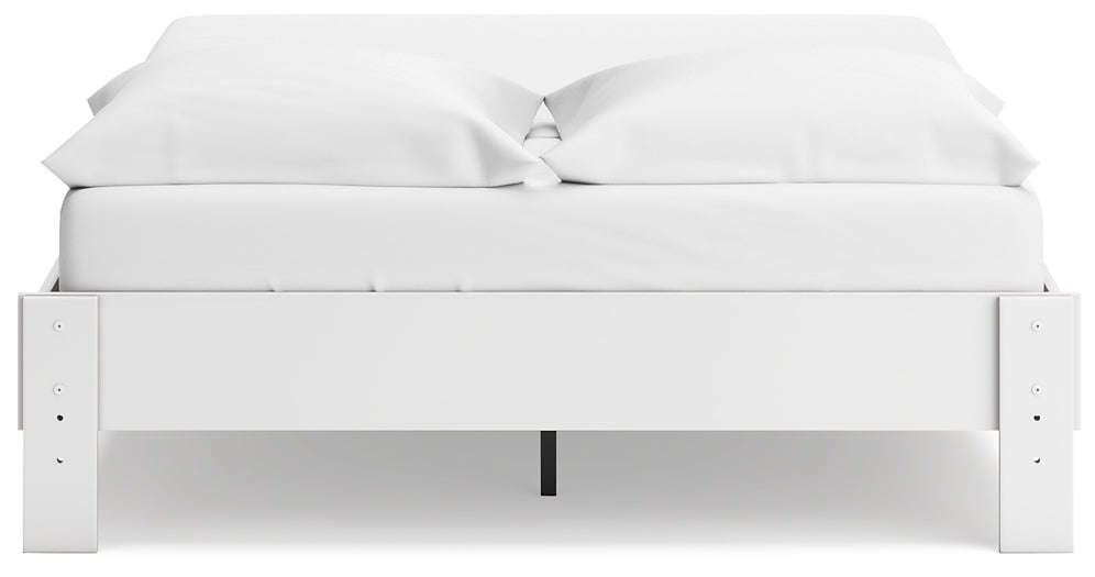 Ashley Express - Socalle Queen Platform Bed with Dresser