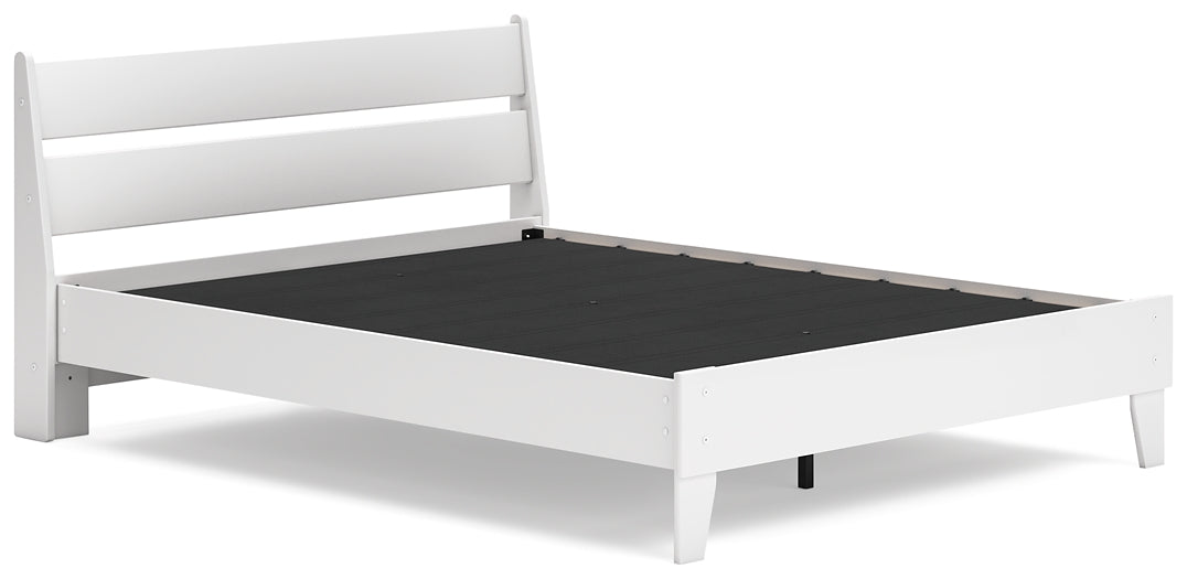 Ashley Express - Socalle Queen Panel Platform Bed with Dresser and Nightstand