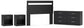 Ashley Express - Finch Queen Panel Headboard with Dresser and 2 Nightstands