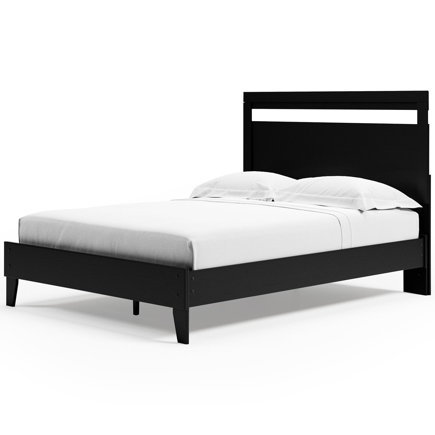 Ashley Express - Finch Queen Panel Platform Bed with Dresser, Chest and 2 Nightstands