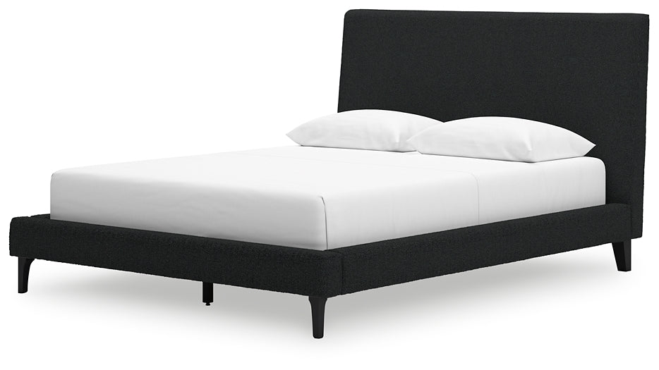 Cadmori Queen Upholstered Bed with 2 Nightstands