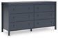 Ashley Express - Simmenfort Full Platform Bed with Dresser, Chest and Nightstand