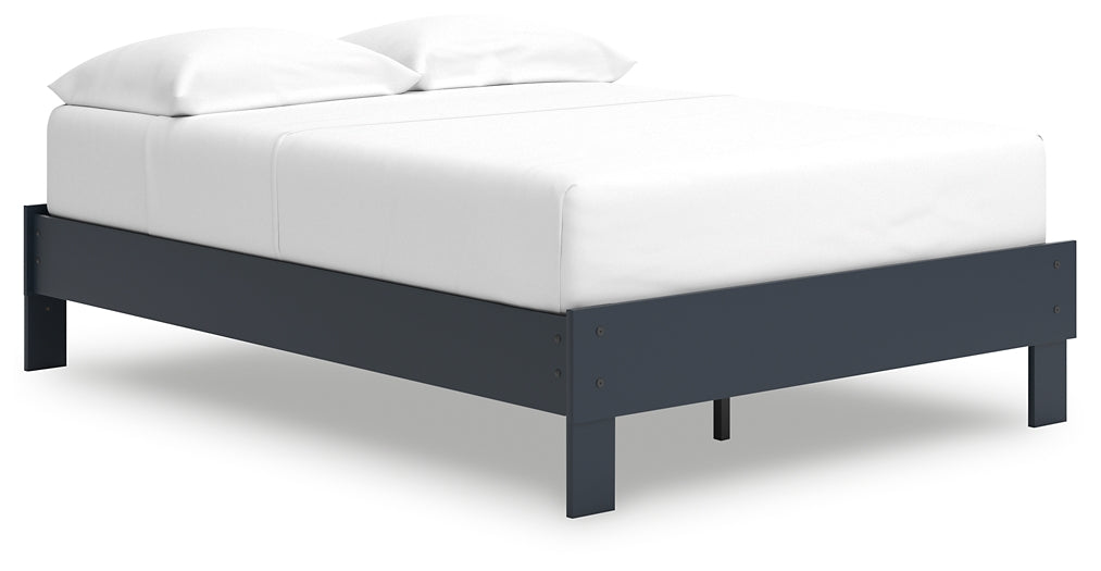 Ashley Express - Simmenfort Full Platform Bed with Dresser and 2 Nightstands