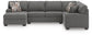 Newellen 3-Piece Sectional with Chaise