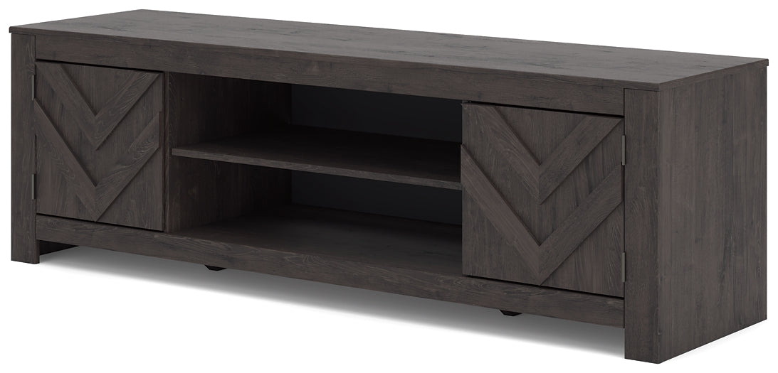 Cayboni LG TV Stand w/Fireplace Option