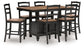 Wildenauer Counter Height Dining Table and 6 Barstools