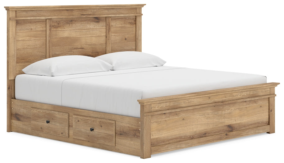 Makidern King Panel Storage Bed
